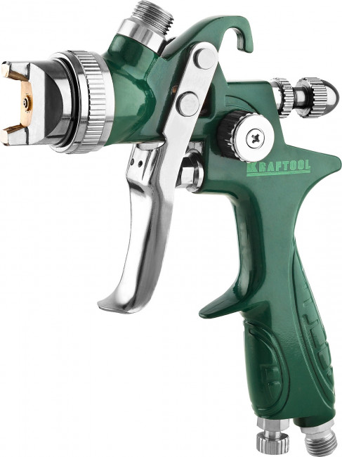 Краскопульт пневматический KRAFTOOL AirKraft, HVLP, с верхним бачком, 1,7мм,  ( 06522-1.7 )