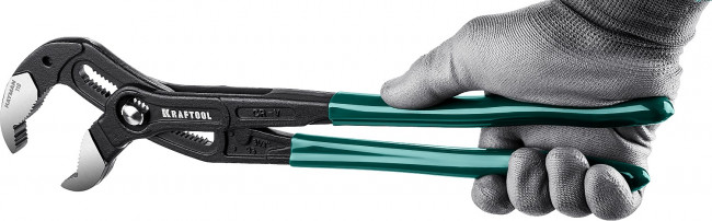 Клещи переставные "KAYMAN", быстрая регулировка, Cr-V, max захват до 95 мм, 400мм, KRAFTOOL ( 22353-40 ) Клещи переставные "KAYMAN", быстрая регулировка, Cr-V, max захват до 95 мм, 400мм, KRAFTOOL ( 22353-40 )