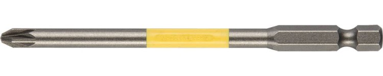 Биты KRAFTOOL "INDUSTRIE" торсионные, обточенные, для механизированного инструмента, PZ 2, 100мм, 2шт,  ( 26103-2-100 )