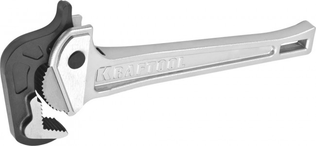 Ключ "KRAFTGRIP" трубный быстрозажимной, кованые губки, 1/2" – 1 1/2", KRAFTOOL,  ( 27365-14 )