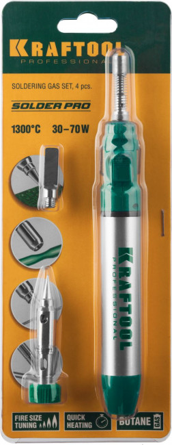 Паяльник газовый KRAFTOOL, 3в1, регулировка пламени, 1300С ( 55504-H3 ) Паяльник газовый KRAFTOOL, 3в1, регулировка пламени, 1300С ( 55504-H3 )