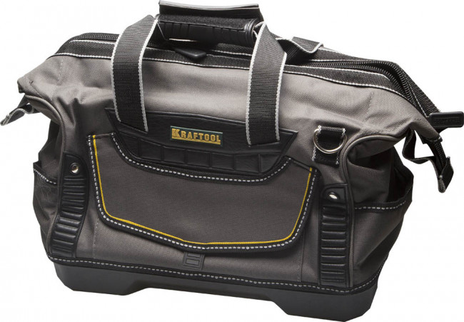 Сумка KRAFTOOL "INDUSTRIE" инструментальная, жесткое пластиковое дно, 18 карманов, длина 38см, ( 38740-16 ) Сумка KRAFTOOL "INDUSTRIE" инструментальная, жесткое пластиковое дно, 18 карманов, длина 38см, ( 38740-16 )