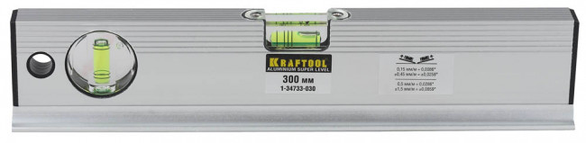Уровень KRAFTOOL "PRO" для "водных" работ, 300мм ,  ( 1-34733-030 ) Уровень KRAFTOOL "PRO" для "водных" работ, 300мм ,  ( 1-34733-030 )