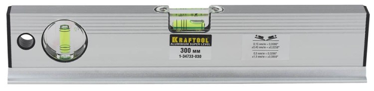Уровень KRAFTOOL "PRO" для "водных" работ, 300мм ,  ( 1-34733-030 )