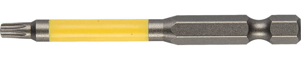 Биты KRAFTOOL "INDUSTRIE" торсионные, обточенные, для механизированного инструмента, TX 10, 65мм, 2шт,  ( 26105-10-65 )