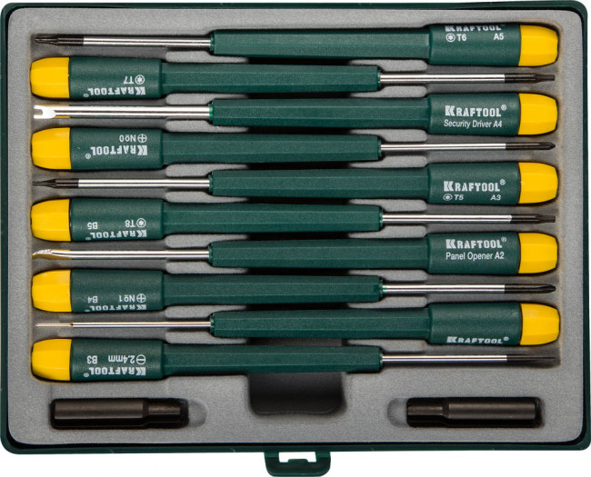 X-Telecom набор отверток для точных работ и телекоммуникационного оборудования 12 предм., KRAFTOOL, ( 25616-H12 ) X-Telecom набор отверток для точных работ и телекоммуникационного оборудования 12 предм., KRAFTOOL, ( 25616-H12 )