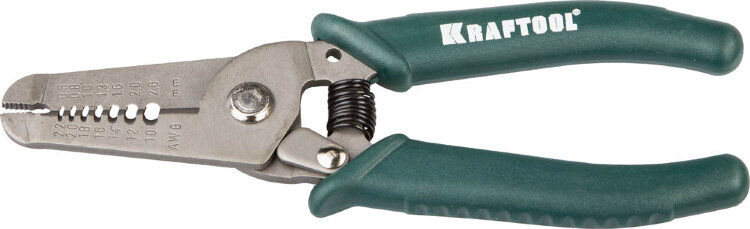 Пассатижи для снятия изоляции, 0.8 - 2.6 мм, 150 мм, KRAFTOOL,  ( 22660-15 )
