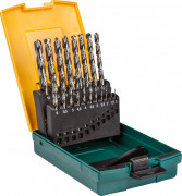 Набор сверл по металлу 19 шт (d=1-10 мм), KRAFTOOL HSS-M2 29650-H19, сталь М2(S6-5-2), класс A, DIN 338,  ( 29650-H19 ) Набор сверл по металлу 19 шт (d=1-10 мм), KRAFTOOL HSS-M2 29650-H19, сталь М2(S6-5-2), класс A, DIN 338,  ( 29650-H19 )