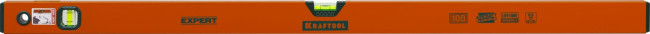Уровень коробчатый "EXPERT", KRAFTOOL 34710-100, 2 ампулы, 0,5 мм/м, 1000мм,  ( 34710-100_z01 ) Уровень коробчатый "EXPERT", KRAFTOOL 34710-100, 2 ампулы, 0,5 мм/м, 1000мм,  ( 34710-100_z01 )