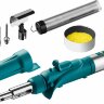 Набор KRAFTOOL "PRO": Паяльник газовый, 3в1, пьезоподжиг, 5 насадок, припой, защитный колпачок, чистка жал, 1300С ( 55503-H10 )