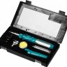 Набор KRAFTOOL "PRO": Паяльник газовый, 3в1, пьезоподжиг, 5 насадок, припой, защитный колпачок, чистка жал, 1300С ( 55503-H10 )