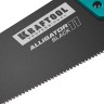 Ножовка для точного реза "Alligator BLACK", 450 мм, 11 TPI 3D зуб, KRAFTOOL ( 15205-45 )