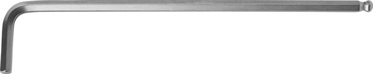 Ключ KRAFTOOL "INDUSTRIE" имбусовый, длинный c шариком, Cr-Mo, хромосатинированное покрытие, HEX 5 ,  ( 27437-5 )