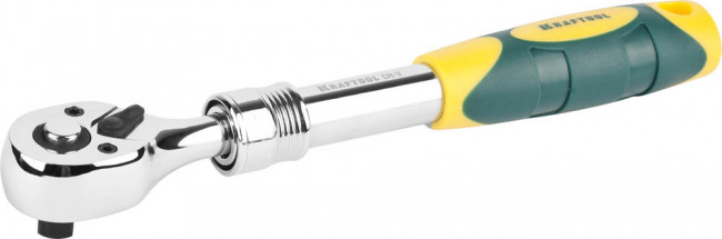 Трещотка для торцовых головок KRAFTOOL "PRO", телескопическая, Сr-V сталь, 72 зубца, 3/8", ( 27798-3/8 ) Трещотка для торцовых головок KRAFTOOL "PRO", телескопическая, Сr-V сталь, 72 зубца, 3/8", ( 27798-3/8 )