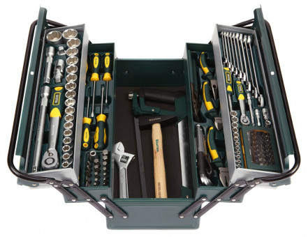 Набор KRAFTOOL "INDUSTRIE" Слесарно-монтажный инструмент, 131 предмет,  ( 27978-H131 )