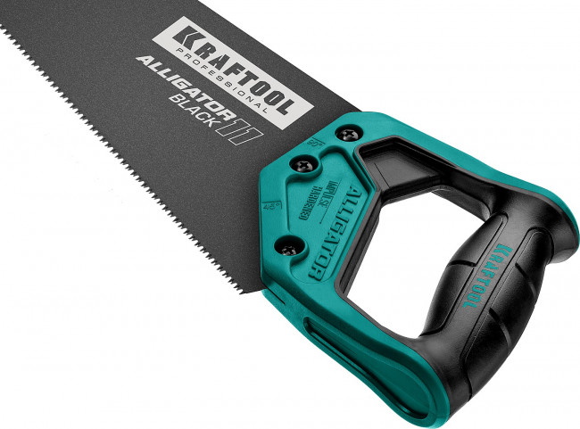 Ножовка для точного реза "Alligator BLACK", 550 мм, 11 TPI 3D зуб, KRAFTOOL ( 15205-55 ) Ножовка для точного реза "Alligator BLACK", 550 мм, 11 TPI 3D зуб, KRAFTOOL ( 15205-55 )
