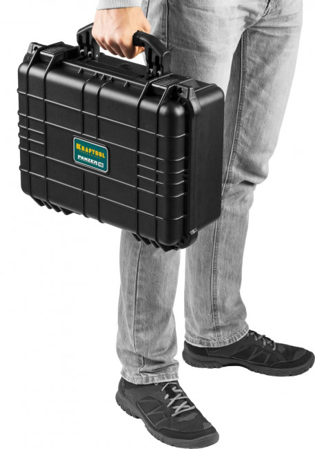 Ящик ударопрочный "PANZER" пластиковый, степень защиты IP55, 16", KRAFTOOL ( 38251-16 ) Ящик ударопрочный "PANZER" пластиковый, степень защиты IP55, 16", KRAFTOOL ( 38251-16 )