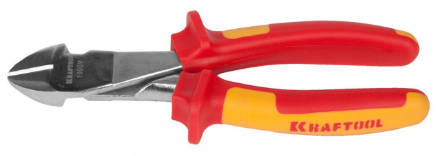 Бокорезы "ELECTRO-KRAFT" усиленные, Cr-Mo сталь, двухкомпонентная маслобензостойкая рукоятка, хромированное покрытие, 180мм, KRAFTOOL 2202-6-18,  ( 2202-6-18_z01 )