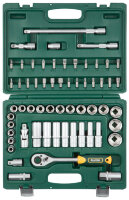 Набор KRAFTOOL "EXPERT QUALITAT": Торцовые головки "SUPER LOCK" с присоединит квадратом, 1/2", 60 предметов,  ( 27886-H60_z02 )