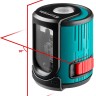 CL20  Нивелир лазерный линейный,  20м, IP54, точн. 0,2 мм/м, KRAFTOOL,  ( 34700 )