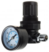 Манометр KRAFTOOL "INDUSTRIE" с регулятором подачи воздуха, 1/4", максимальное давление 10 атмосфер, ( 06503 ) Манометр KRAFTOOL "INDUSTRIE" с регулятором подачи воздуха, 1/4", максимальное давление 10 атмосфер, ( 06503 )