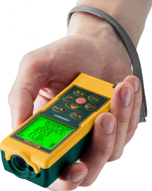 Дальномер лазерный LASER-KRAFT, дальность 5см - 70м, точность 1,5мм, KRAFTOOL 34760,  ( 34760_z01 )