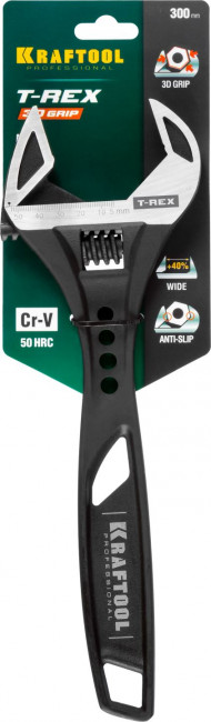 Ключ разводной силовой T-REX, 300 / 53 мм, KRAFTOOL ( 27254-30 ) Ключ разводной силовой T-REX, 300 / 53 мм, KRAFTOOL ( 27254-30 )