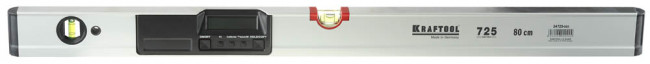 Уровень KRAFTOOL алюминиевый электронный, 2 глазка, 80см ,  ( 34725-080 ) Уровень KRAFTOOL алюминиевый электронный, 2 глазка, 80см ,  ( 34725-080 )