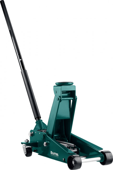 Домкрат гидравлический подкатной "Kraft-Lift", 3т, 133-465 мм, KRAFTOOL 43450-3,  ( 43450-3 )