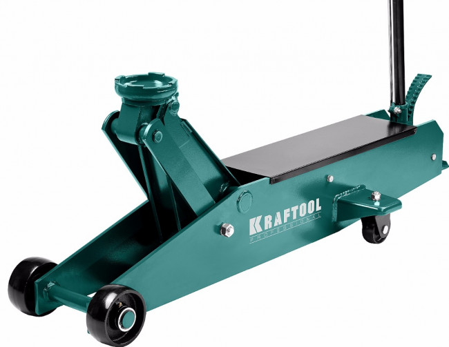 Домкрат гидравлический подкатной "High-Lift", удлиненный, 10т, 160-560мм, KRAFTOOL 43455-10,  ( 43455-10 )