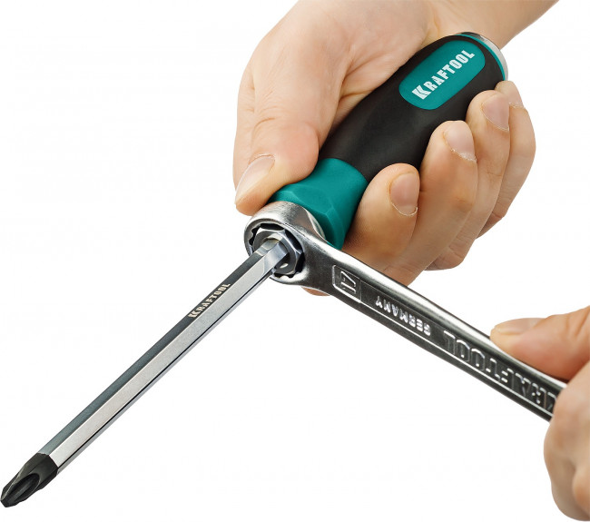 Отвертка ударная "Impact", сквозной стержень из Cr-Mo-V стали, маслобензостойкая двухкомпонентная рукоятка, PH 3x150мм, KRAFTOOL ( 250034-3 ) Отвертка ударная "Impact", сквозной стержень из Cr-Mo-V стали, маслобензостойкая двухкомпонентная рукоятка, PH 3x150мм, KRAFTOOL ( 250034-3 )