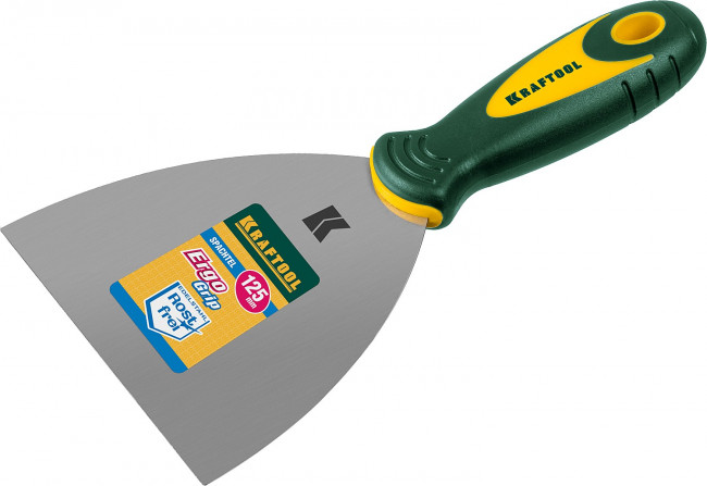 Шпательная лопатка KRAFTOOL с 2-компонент ручк, профилиров нержав полотно, 125мм, ( 10035-125 ) Шпательная лопатка KRAFTOOL с 2-компонент ручк, профилиров нержав полотно, 125мм, ( 10035-125 )