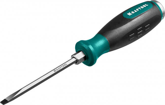 Отвертка ударная "Impact", сквозной стержень из Cr-Mo-V стали, маслобензостойкая двухкомпонентная рукоятка, SL 5x100мм, KRAFTOOL ( 250033-5 ) Отвертка ударная "Impact", сквозной стержень из Cr-Mo-V стали, маслобензостойкая двухкомпонентная рукоятка, SL 5x100мм, KRAFTOOL ( 250033-5 )