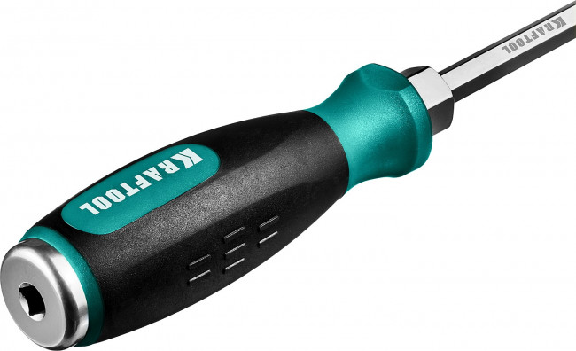 Отвертка ударная "Impact", сквозной стержень из Cr-Mo-V стали, маслобензостойкая двухкомпонентная рукоятка, SL 5x100мм, KRAFTOOL ( 250033-5 ) Отвертка ударная "Impact", сквозной стержень из Cr-Mo-V стали, маслобензостойкая двухкомпонентная рукоятка, SL 5x100мм, KRAFTOOL ( 250033-5 )