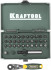 Набор бит "X-Drive", кованых, торсионных, KRAFTOOL, Cr-Mo, система насечек "NSS", 33 предм, в боксе,  ( 26065-H33 )