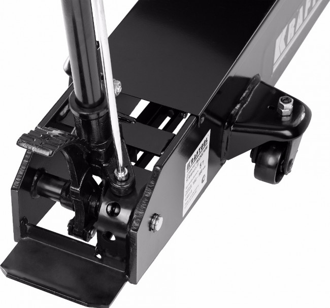 Домкрат гидравлический подкатной "High-Lift", удлиненный, 5т, 150-560мм, KRAFTOOL 43455-5,  ( 43455-5 )