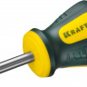 Отвертка KRAFTOOL, Cr-Mo-V сталь, двухкомпонентная противоскользящая рукоятка, PH, №2x38мм,  ( 250072-2-038 )