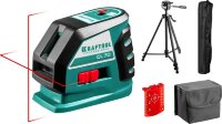 KRAFTOOL CL-70 #3 нивелир лазерный, 20м/70м, IP54, точн. +/-0,2 мм/м, штатив, питание 4хАА, в коробке ( 34660-3 )