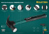 KRAFTOOL Fiberglass 450 г молоток-гвоздодёр столярный c фиберглассовой рукояткой ( 20265-45 )