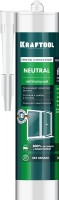 Герметик силиконовый KRAFTOOL прозрачный, нейтральный, 300мл,  ( 41257-2 )