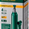 Домкрат гидравлический бутылочный "Kraft-Lift", сварной, 4т, 206-393мм, KRAFTOOL 43462-4,  ( 43462-4_z01 )