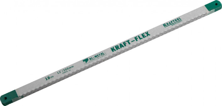 Полотно "KRAFT-FLEX" по металлу, KRAFTOOL 15942-18-S50, Bi-Metal, 18TPI, 300 мм, 50 шт, ( 15942-18-S50 ) Полотно "KRAFT-FLEX" по металлу, KRAFTOOL 15942-18-S50, Bi-Metal, 18TPI, 300 мм, 50 шт, ( 15942-18-S50 )