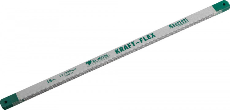 Полотно "KRAFT-FLEX" по металлу, KRAFTOOL 15942-18-S50, Bi-Metal, 18TPI, 300 мм, 50 шт,  ( 15942-18-S50 )
