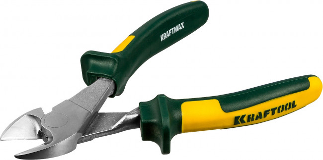 Бокорезы KRAFTOOL"KRAFT-MAX",Cr-Mo,маслобензост двухкомп рукоятки,шарнирное соединение с повыш износост,180мм ,  ( 22011-5-18 )