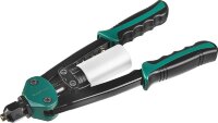 Заклепочник двуручный силовой компактный, KRAFTOOL "MaxKraft-64" 31160, для заклёпок d=3,2-6,4 мм из Al, стали, нерж стали, усил литой корпус,  ( 31160 )