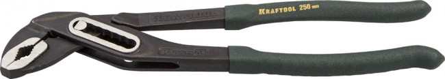 Клещи переставные "EXPERT", Cr-V, коробчатый шарнир, захват до 43мм / 1 1/4", 250мм, KRAFTOOL,  ( 22359-25 )