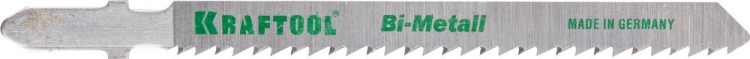 Полотна KRAFTOOL, T101BF, для эл/лобзика, Bi-Metall, по твердому дереву, чистый рез, EU-хвост., шаг 2,5мм, 75мм, 2шт,  ( 159507-2,5 )