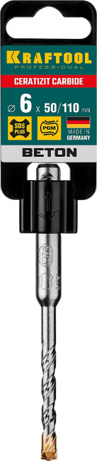 KRAFTOOL Бур SDS-plus 6  х 110 мм ( 29320-110-06_z02 )