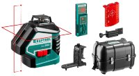 KRAFTOOL LL360 #4 нивелир лазерный, 2х360° , 20м / 70м,  IP54, точн. +/-0,2 мм/м, держатель, детектор, в кейсе ( 34645-4 )