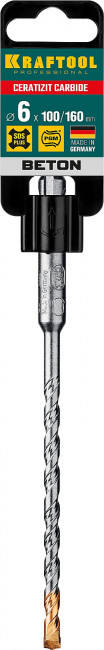 KRAFTOOL Бур SDS-plus 6 х 160 мм ( 29320-160-06_z02 ) KRAFTOOL Бур SDS-plus 6 х 160 мм ( 29320-160-06_z02 )